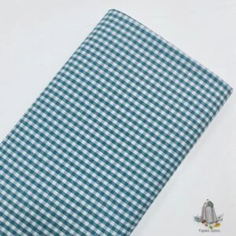 Muestra de tela Vichy Cuadros Azules