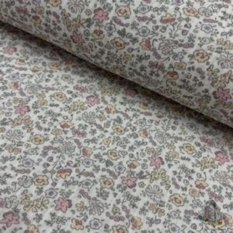 Muestra de tela Floral Tonos Apagados