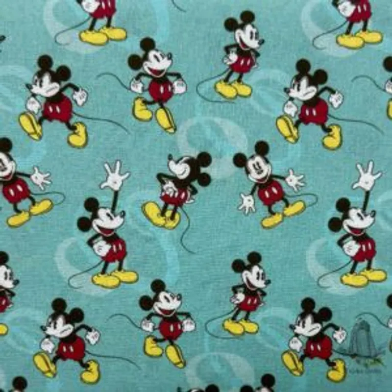 Muestra de tela Estampado Ratón
