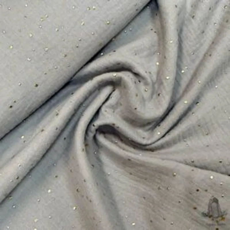 Muestra de tela Perlado Gris